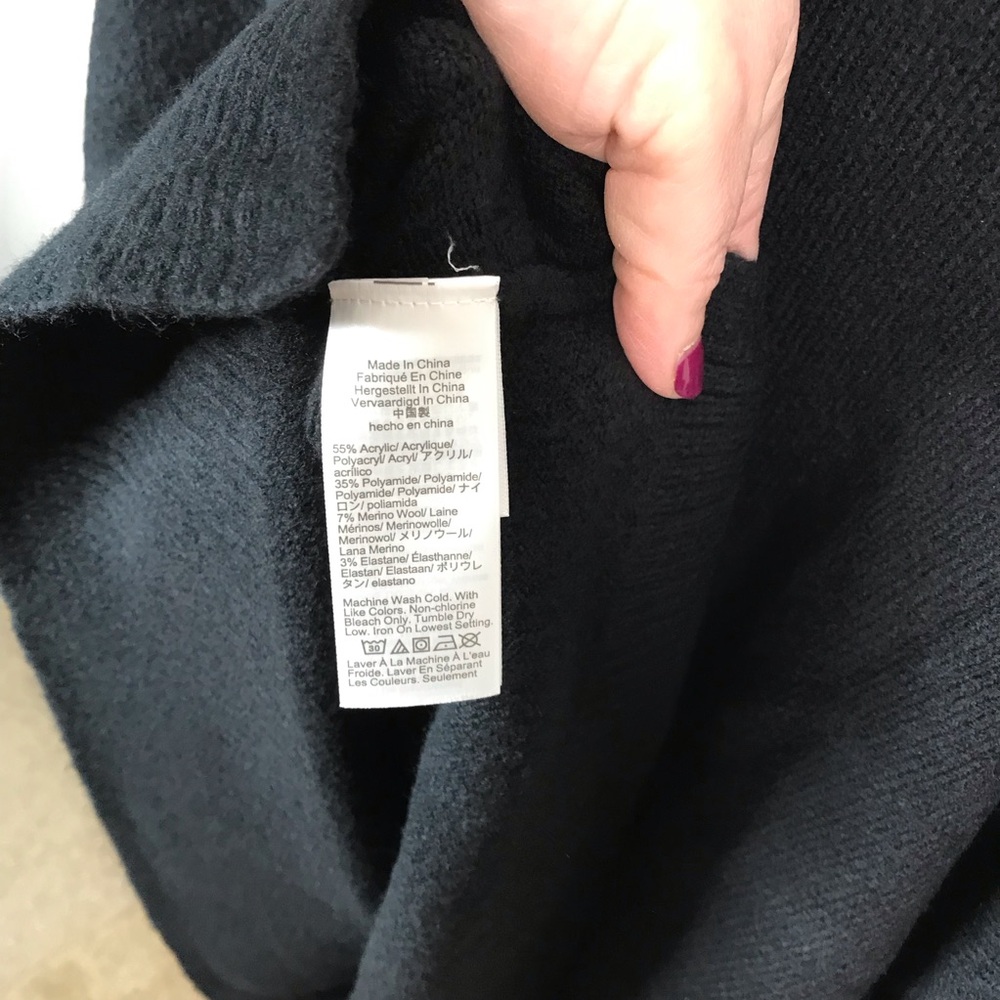 J.Crew Extra Soft Mock Neck Sweater Sz XL - Picture 7 of 8